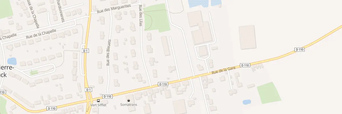 Plan du 661 Rue de la Gare à Saint-Pierre-Brouck