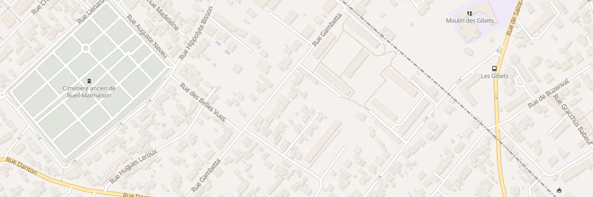 Plan du 32 Rue Gambetta à Rueil-Malmaison