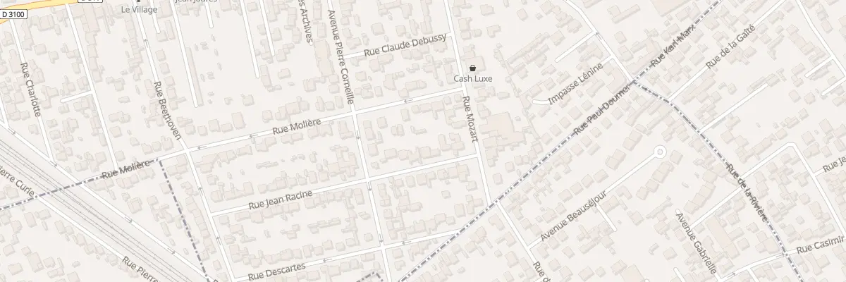 Plan du 33 Rue Jean Racine à Houilles