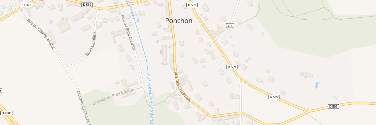 Plan du 203 Rue des Croisettes à Ponchon