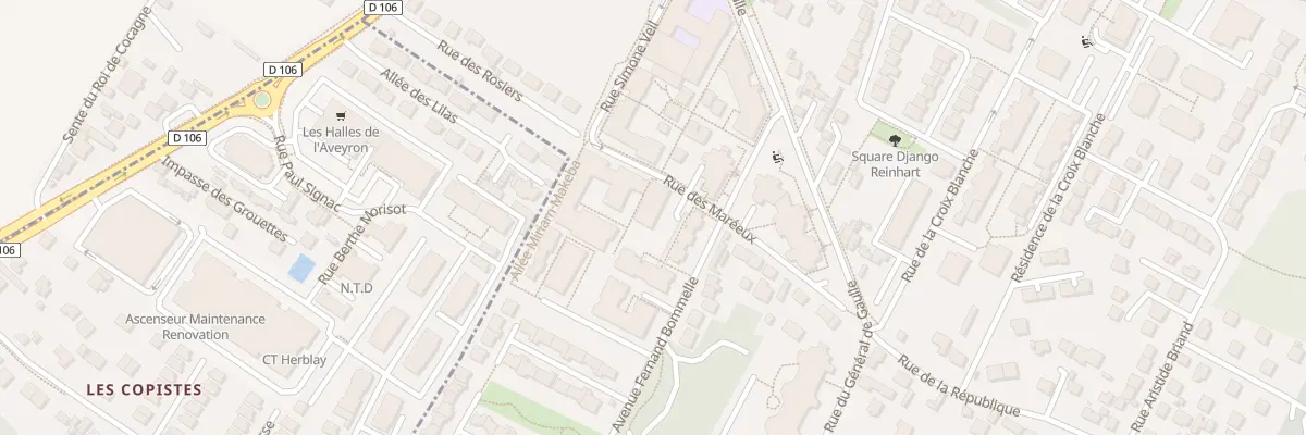 Plan du 18 Rue Simone Veil à Montigny-lès-Cormeilles