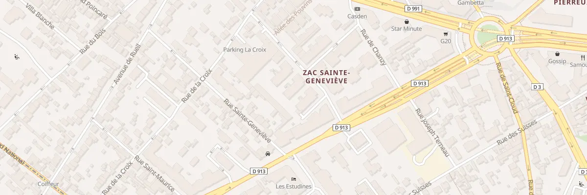 Plan du 152 Rue Abdelmalek Sayad à Nanterre