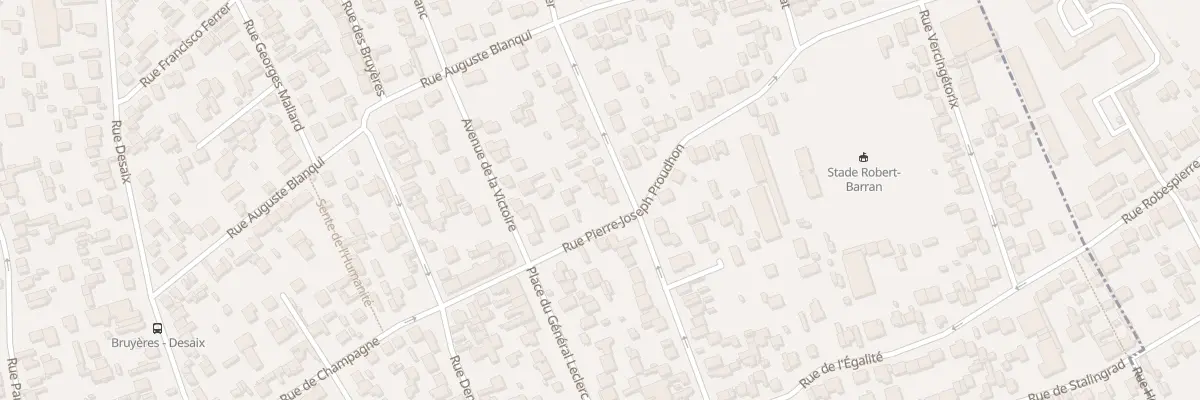 Plan du 3 Rue Pierre Joseph Proudhon à Houilles