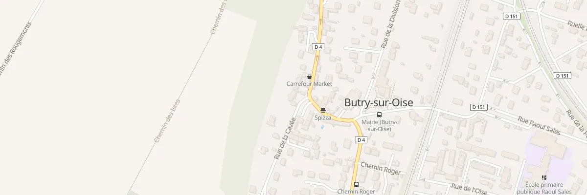 Plan du 2 Rue de la Cavée à Butry-sur-Oise