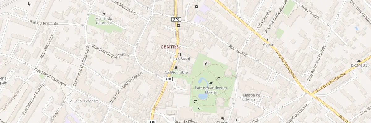 Plan du 30 Rue Maurice Thorez à Nanterre