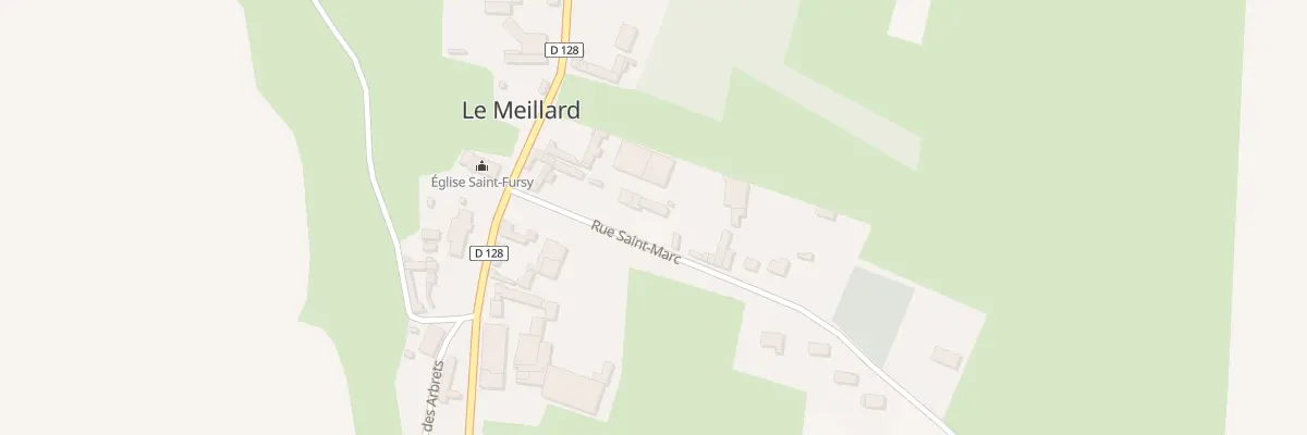 Plan du 5 Rue Saint-marc au Meillard