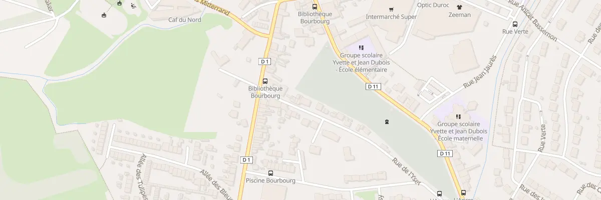 Plan du 5 Rue de l’Yser à Bourbourg