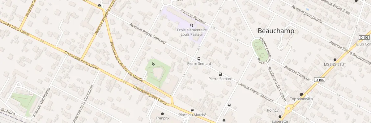 Plan du 31 Av Pierre Semard à Beauchamp