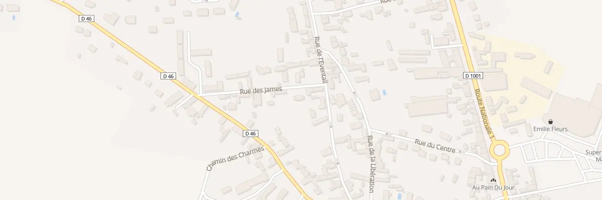 Plan du 10 Rue des James à Sainte-Geneviève