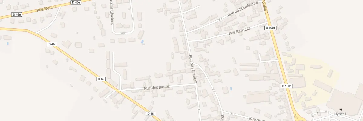 Plan du 19 Rue de l’Eventail à Sainte-Geneviève