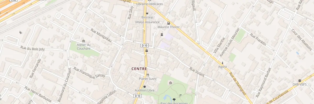 Plan du 57B Rue Volant à Nanterre