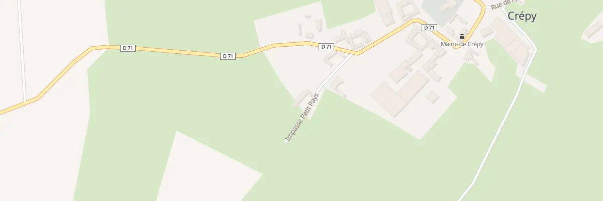 Plan du 4 Imp du Petit Pays à Crépy