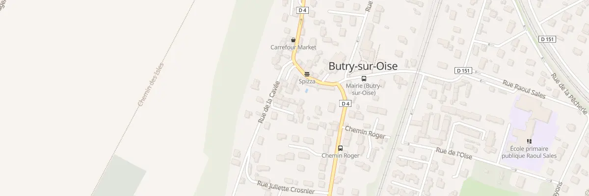 Plan du 6 Rue Pasteur à Butry-sur-Oise