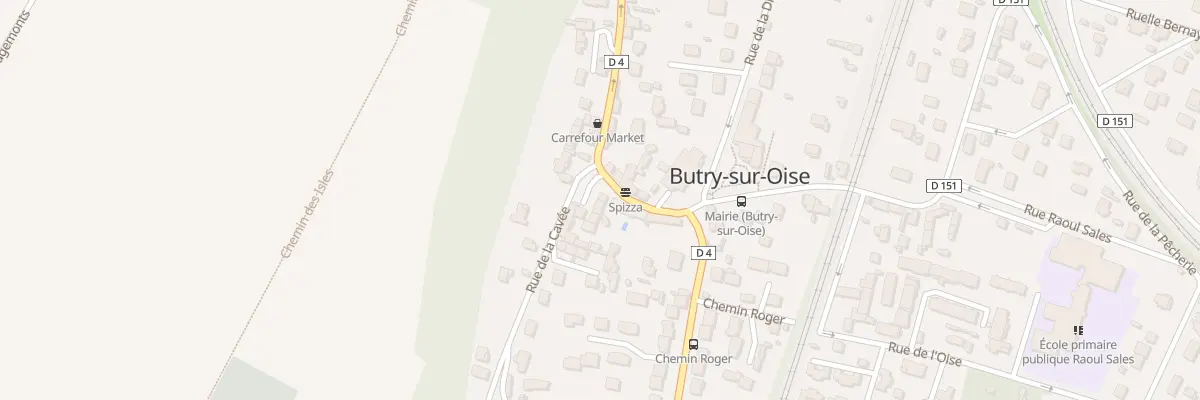 Plan du 2 Rue Pasteur à Butry-sur-Oise