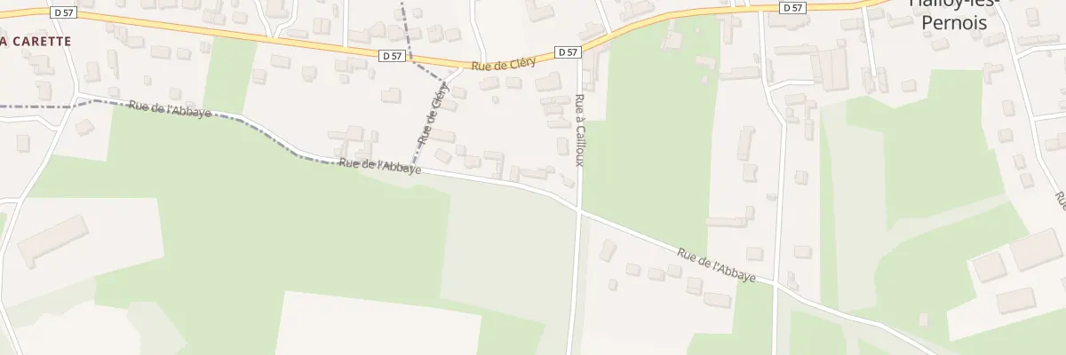 Plan du 7 Rue de l’Abbaye à Halloy-lès-Pernois