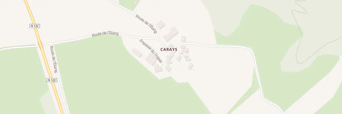 Plan du 5088 Carays à Quézac