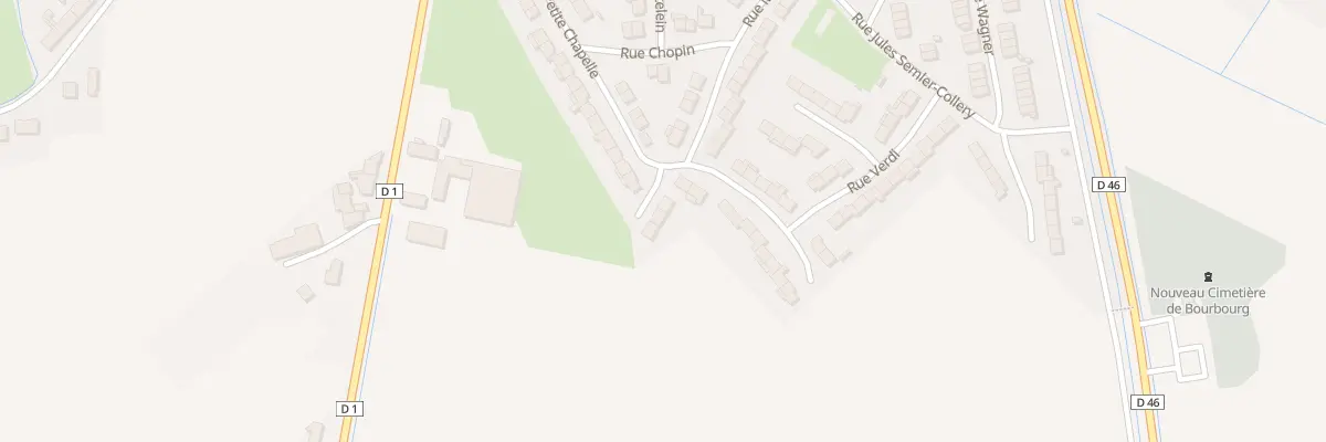 Plan du 42 Rue de la Petite Chapelle à Bourbourg