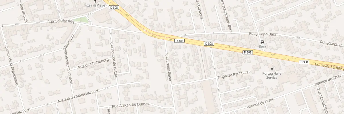 Plan du 5 Rue Ernest Renan à Houilles