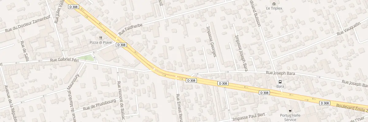 Plan du 1 Rue Joseph Bara à Houilles
