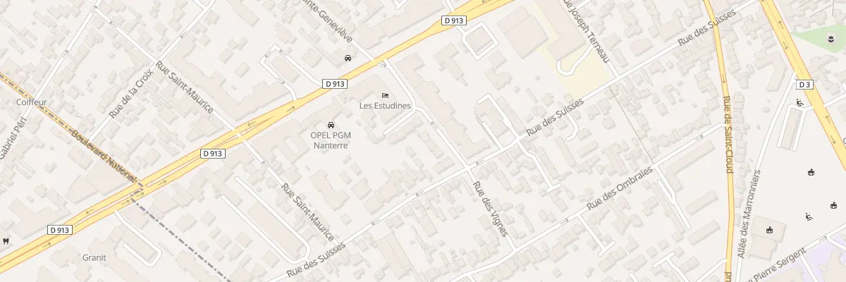Plan du 104 Rue des Vignes à Nanterre