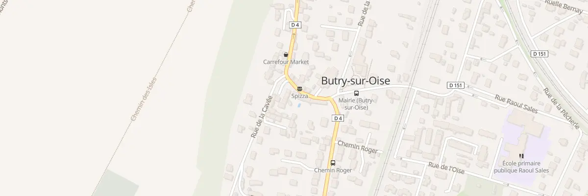Plan du 8 Rue Pasteur à Butry-sur-Oise