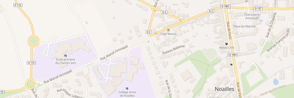 Plan du 278 Rue de la Grange des Dîmes à Noailles
