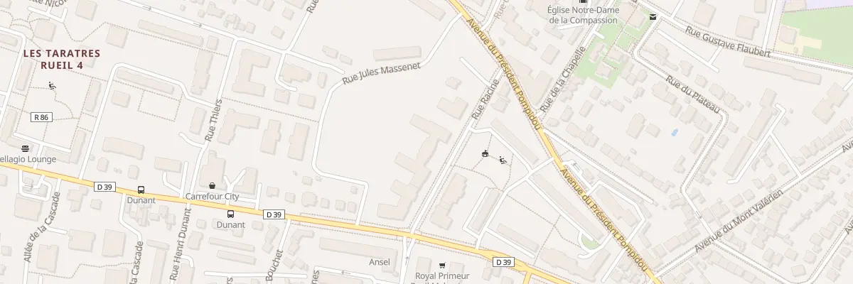 Plan du 6B Rue Racine à Rueil-Malmaison
