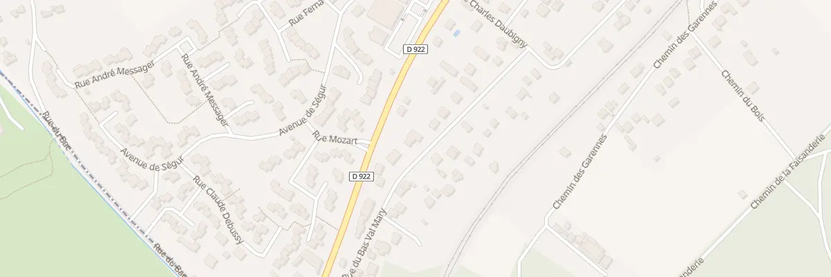 Plan du 94 Rue du Bas Val-Mary à Mériel