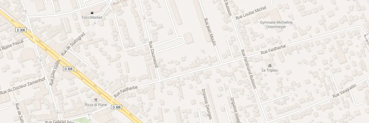 Plan du 25 Rue Faidherbe à Houilles