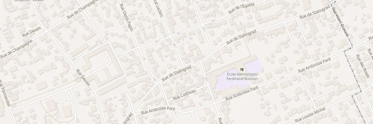 Plan du 61 Rue de Stalingrad à Houilles