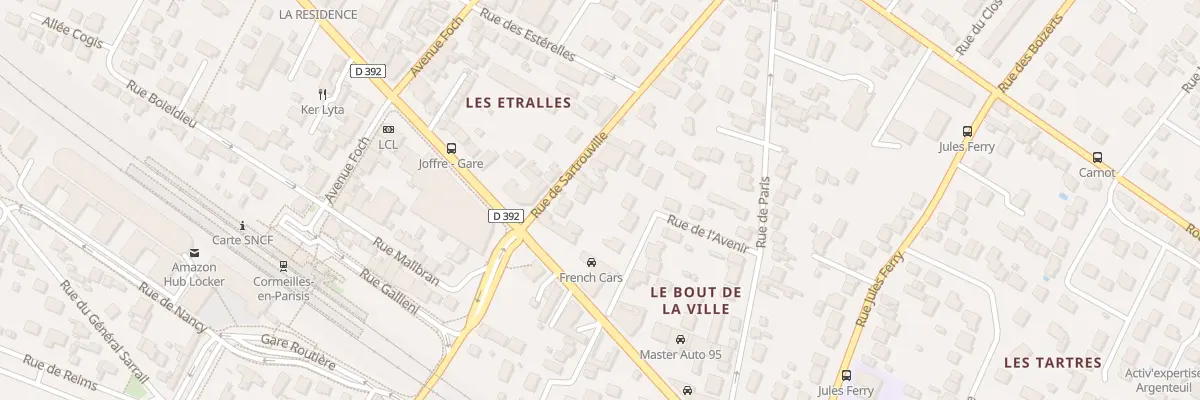 Plan du 12 Rue de Sartrouville à Cormeilles-en-Parisis