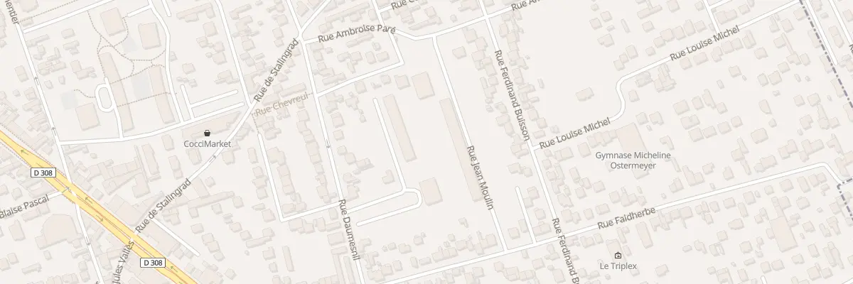 Plan du 2 Rue Felix Eboue à Houilles