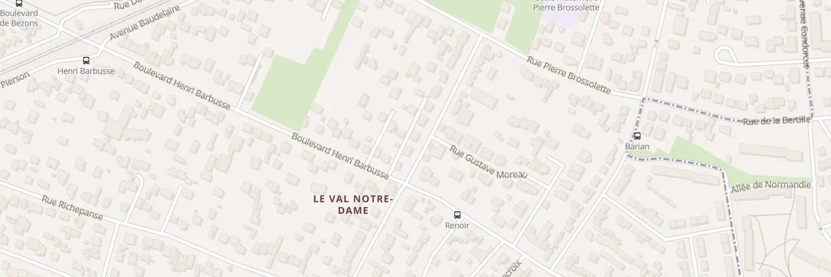 Plan du 5 Rue Auguste Renoir à Sartrouville