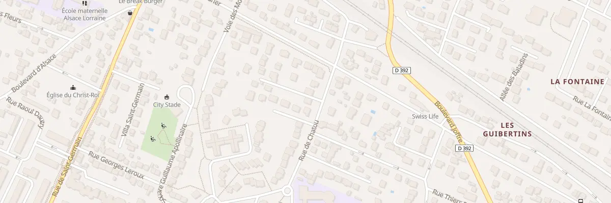 Plan du 34 Rue de Chatou à Cormeilles-en-Parisis