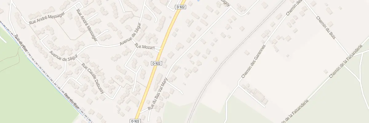 Plan du 87 Rue du Bas Val-Mary à Mériel