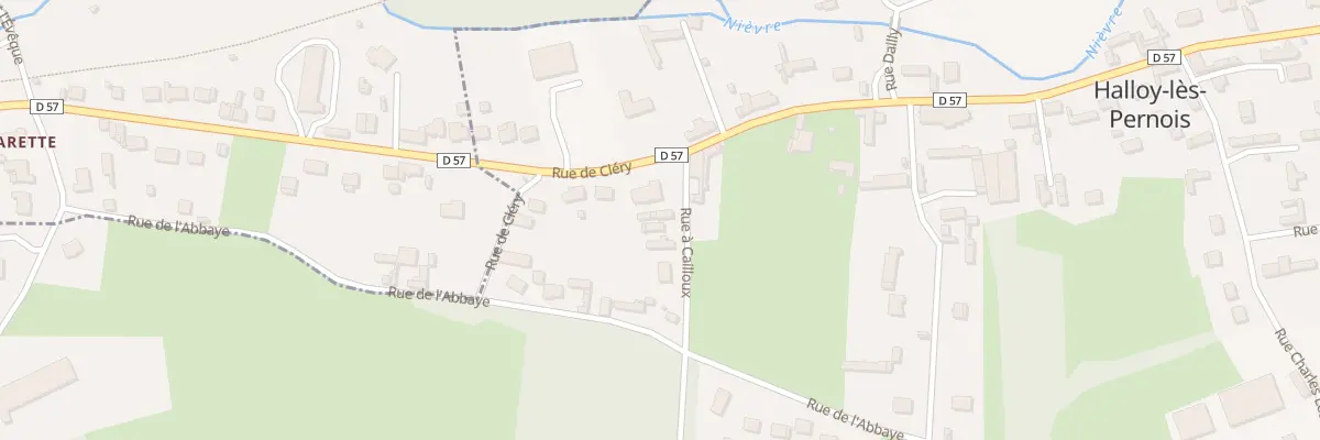 Plan du 5033 Rue à Cailloux à Halloy-lès-Pernois