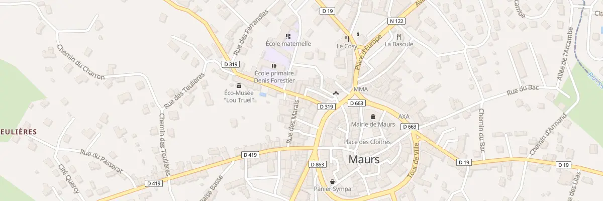 Plan du 5 Rue du Pauverel à Maurs