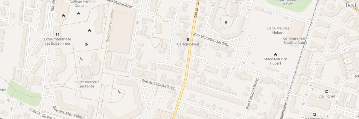 Plan du 58 Rue Lt Col de Montbrison à Rueil-Malmaison