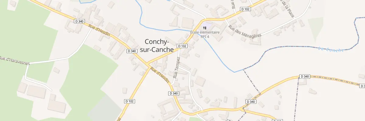 Plan du 4 Rue Tempez à Conchy-sur-Canche