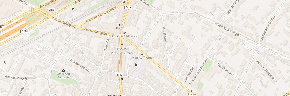 Plan du 44 Rue de Stalingrad à Nanterre