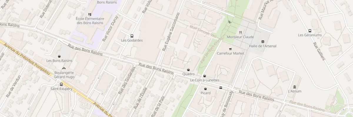 Plan du 57 Rue des Bons Raisins à Rueil-Malmaison
