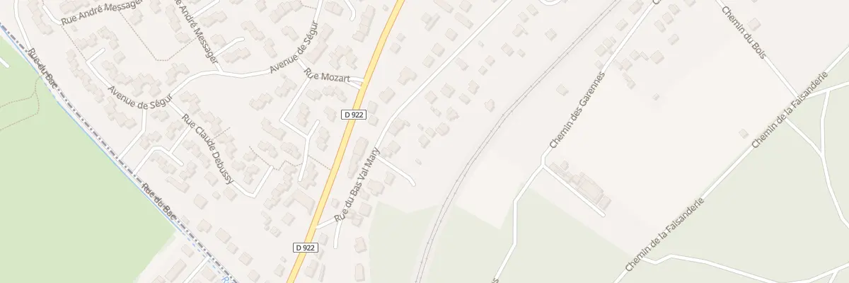 Plan du 91 Rue du Bas Val-Mary à Mériel