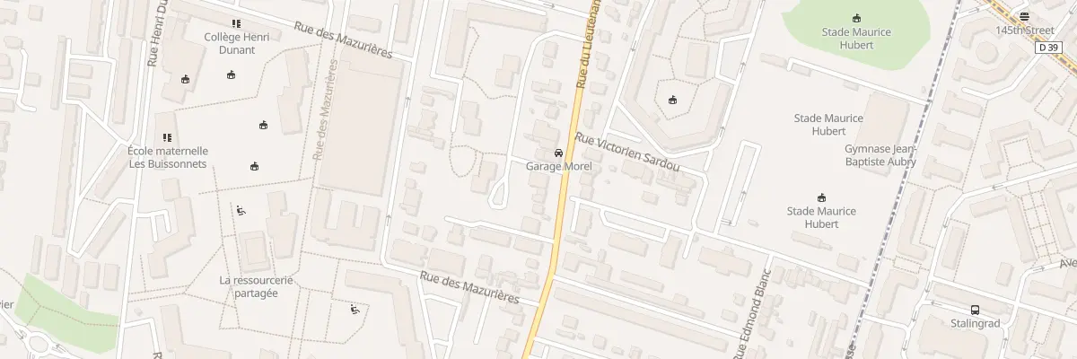 Plan du 52 Rue Lt Col de Montbrison à Rueil-Malmaison