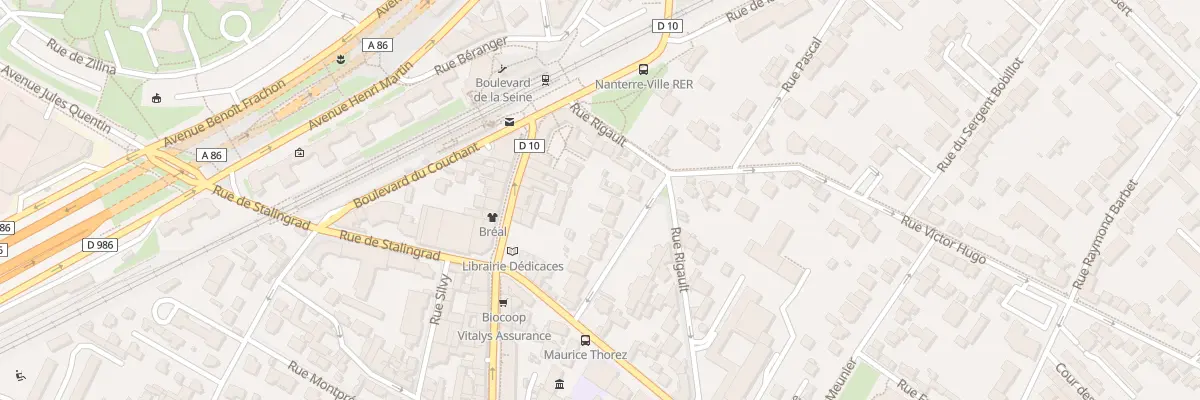 Plan du 15 Rue de Pongerville à Nanterre