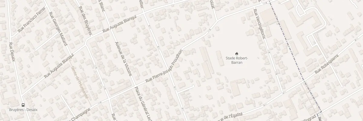 Plan du 12 Rue Pierre Joseph Proudhon à Houilles