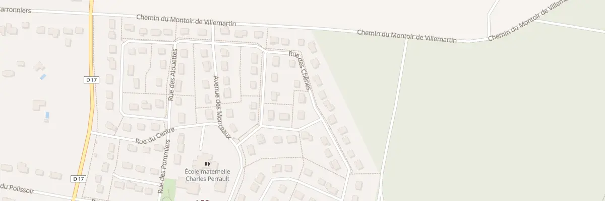 Plan du 11 Rue des Chênes à Morigny-Champigny