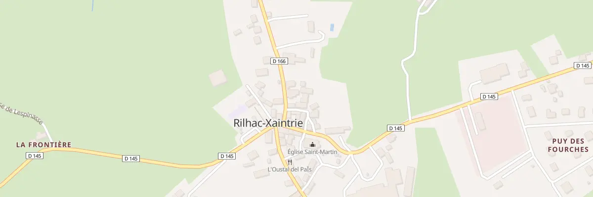 Plan du 5013 Le Bourg à Rilhac-Xaintrie