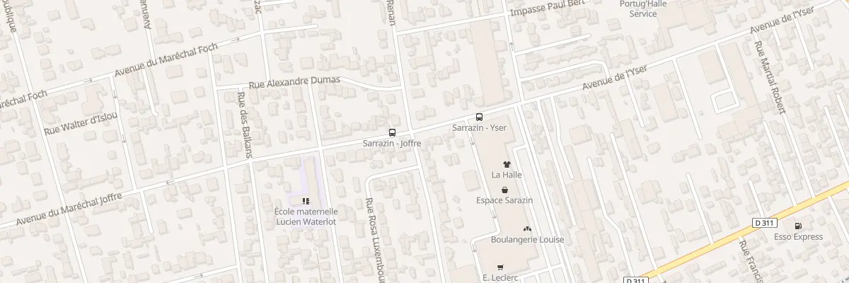 Plan du 13B Rue Ernest Renan à Houilles