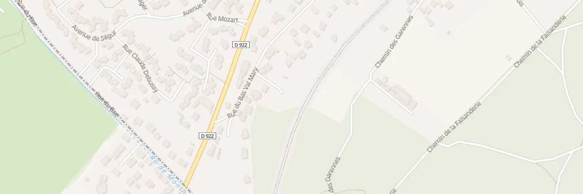 Plan du 101 Rue du Bas Val-Mary à Mériel