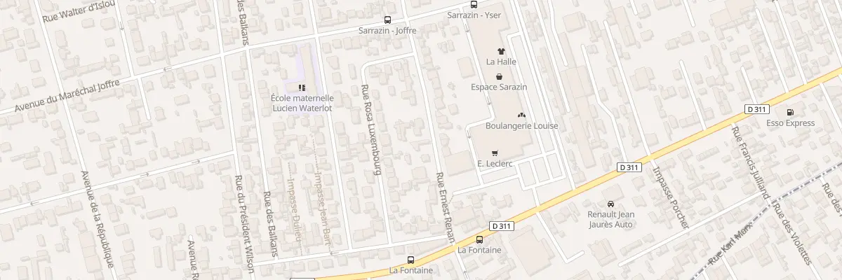 Plan du 28 Rue Ernest Renan à Houilles